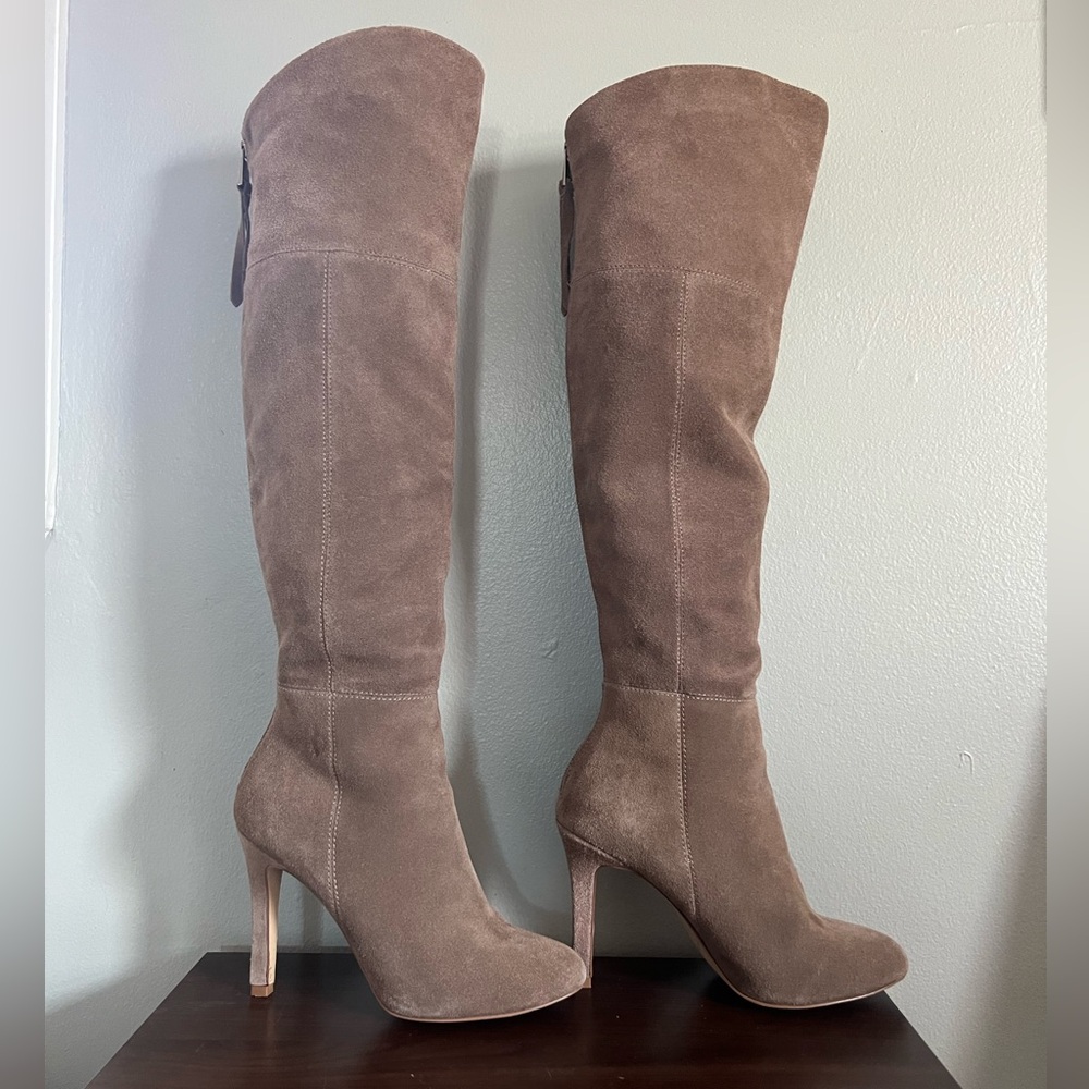 Dolce Vita “Kavan” Over the Knee Almond Suede Boots